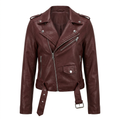 Kunstlederjacke Damen Bikerjacke – Ansicht 1
