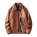 Herrenjacke mit Fellkragen – Ansicht 1