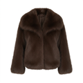 Kurze Jacke Damen mit breitem Kragen – Ansicht 1