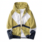 Leichte Kapuzenjacke Herren Colorblock – Ansicht 1