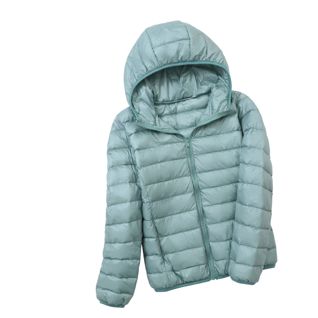 Leichte Steppjacke Damen mit Kapuze – Ansicht 1
