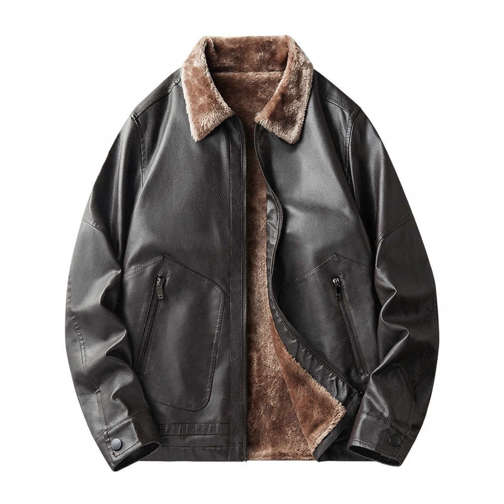 Herrenjacke mit Fellkragen – Ansicht 10