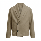 Kurze Herrenjacke mit Schalkragen – Ansicht 1