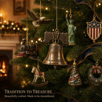 America-250-Adventskalender 2026 - 24 amerikanische Erbe-Weihnachtsornamente