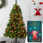 Axolotl-Adventskalender 2026 – 24 Axolotl-Weihnachtsanhänger