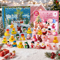 Badeenten Adventskalender 2026 - 24 Weihnachts-Badeentchen, Gelb oder Rosa