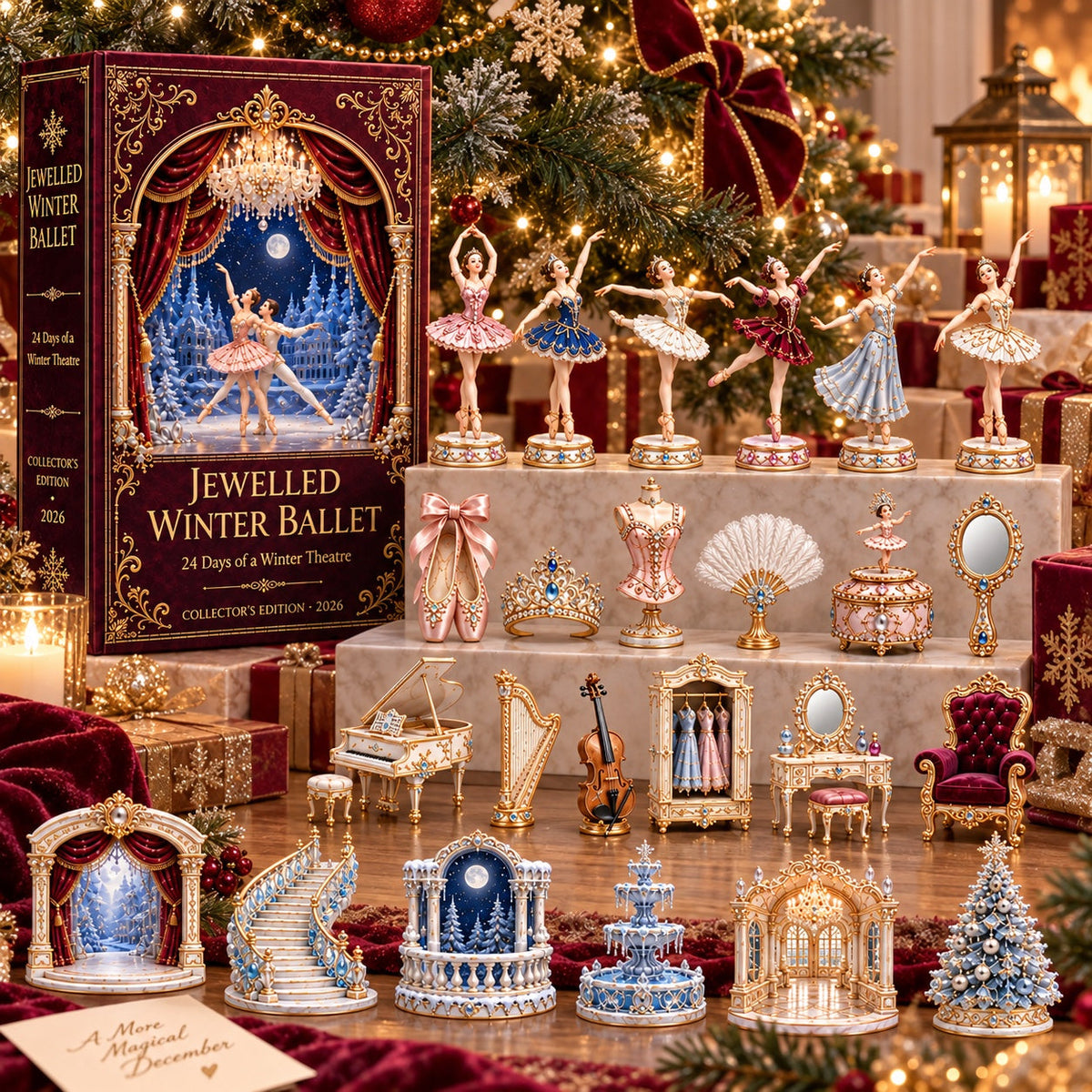 Ballett-Adventskalender 2026 - 24 funkelnde winterliche Ballett-Miniaturen