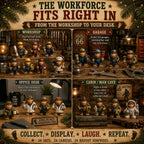 Bigfoot-Berufe-Adventskalender 2026 - 24 Tage Bigfoot bei der Arbeit