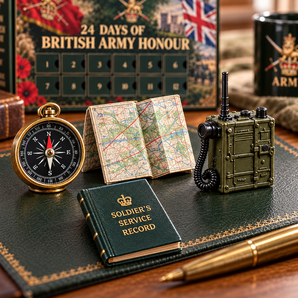 Britische Armee Adventskalender 2026 – 24 Militärische Andenken