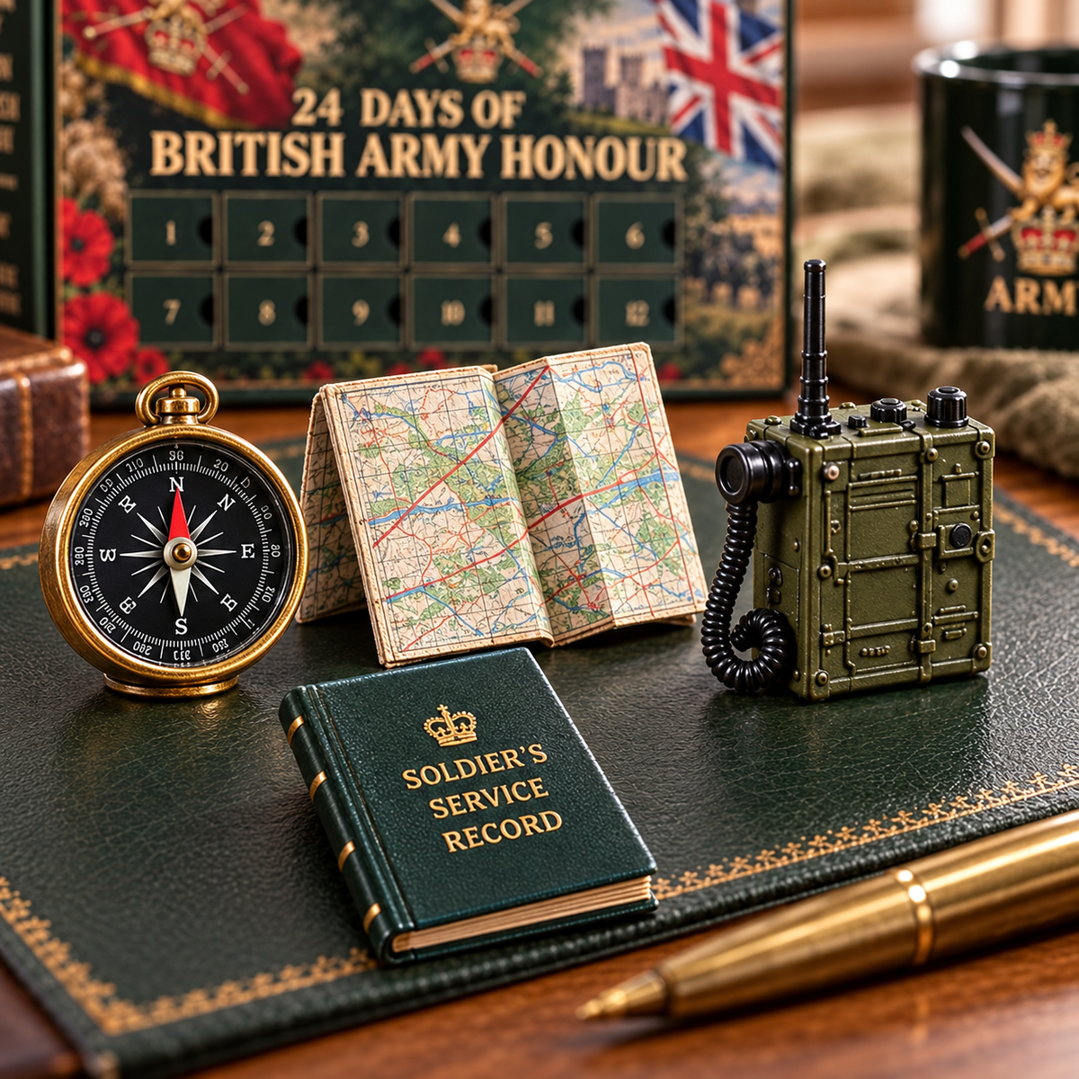 Britische Armee Adventskalender 2026 – 24 Militärische Andenken