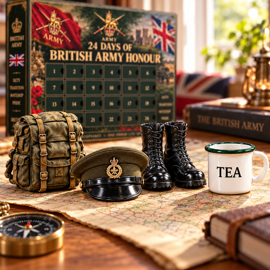Britische Armee Adventskalender 2026 – 24 Militärische Andenken