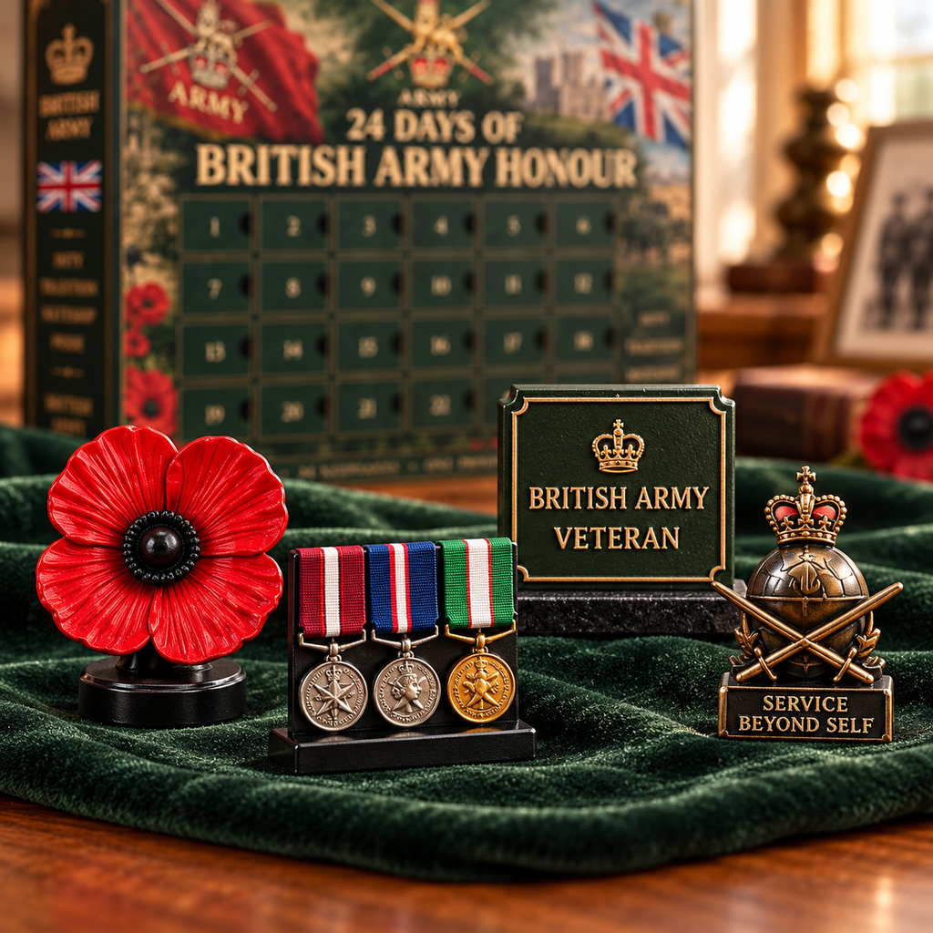Britische Armee Adventskalender 2026 – 24 Militärische Andenken