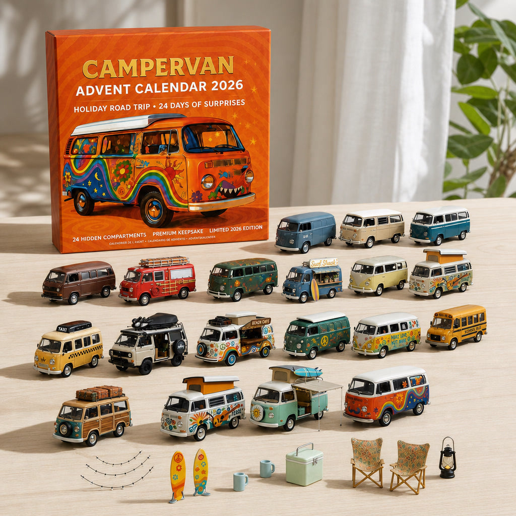 Camper-Adventskalender 2026 – 24 Mini-Camper