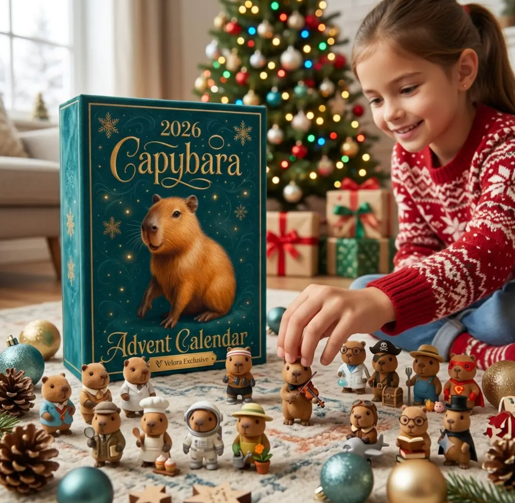 Capybara-Adventskalender 2026 – 24 Kuschelige Überraschungen