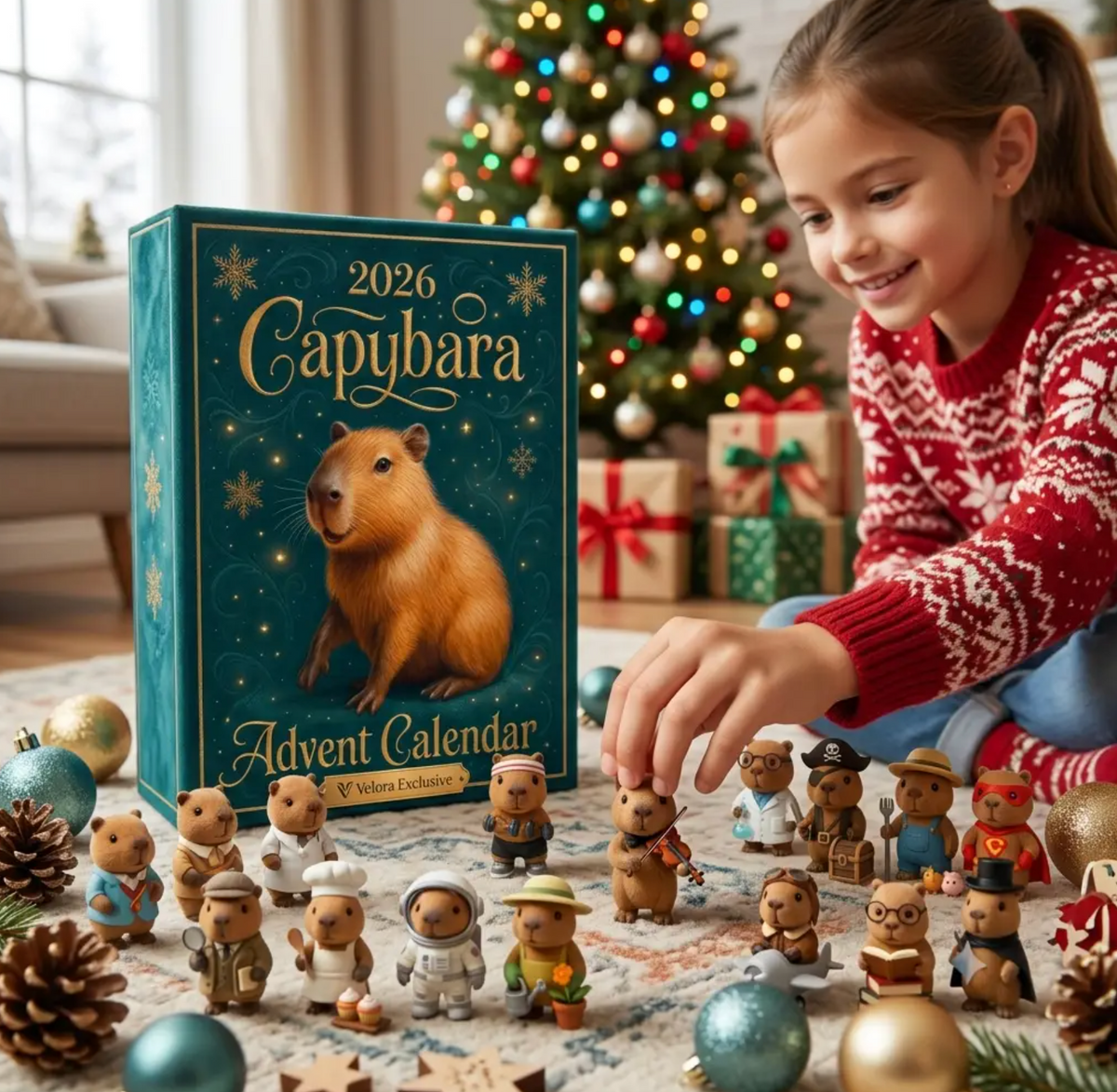 Capybara-Adventskalender 2026 – 24 Kuschelige Überraschungen