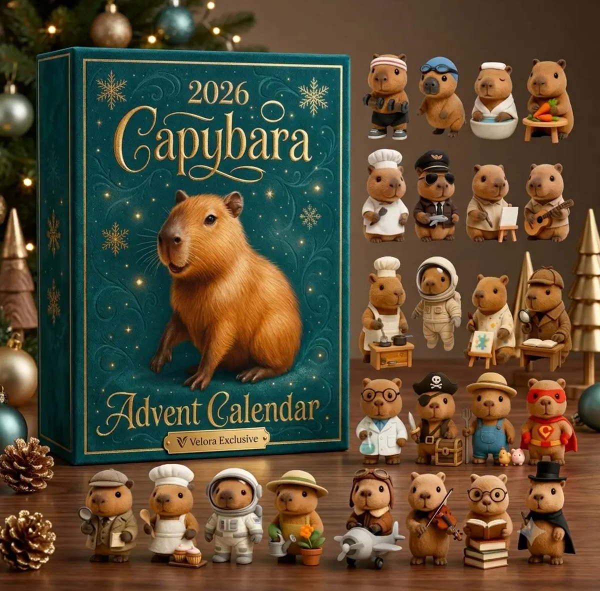 Capybara-Adventskalender 2026 – 24 Kuschelige Überraschungen