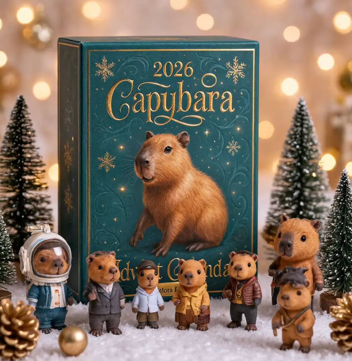 Capybara-Adventskalender 2026 – 24 Kuschelige Überraschungen