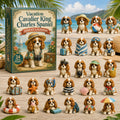 Cavalier King Charles Adventskalender 2026 - 24 Cavalier Weihnachtsanhänger