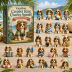 Cavalier King Charles Adventskalender 2026 - 24 Cavalier Weihnachtsanhänger