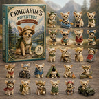 Chihuahua Adventskalender 2026 - 24 Chihuahua-Anhänger