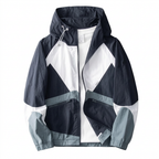 Leichte Kapuzenjacke Herren Colorblock – Ansicht 2
