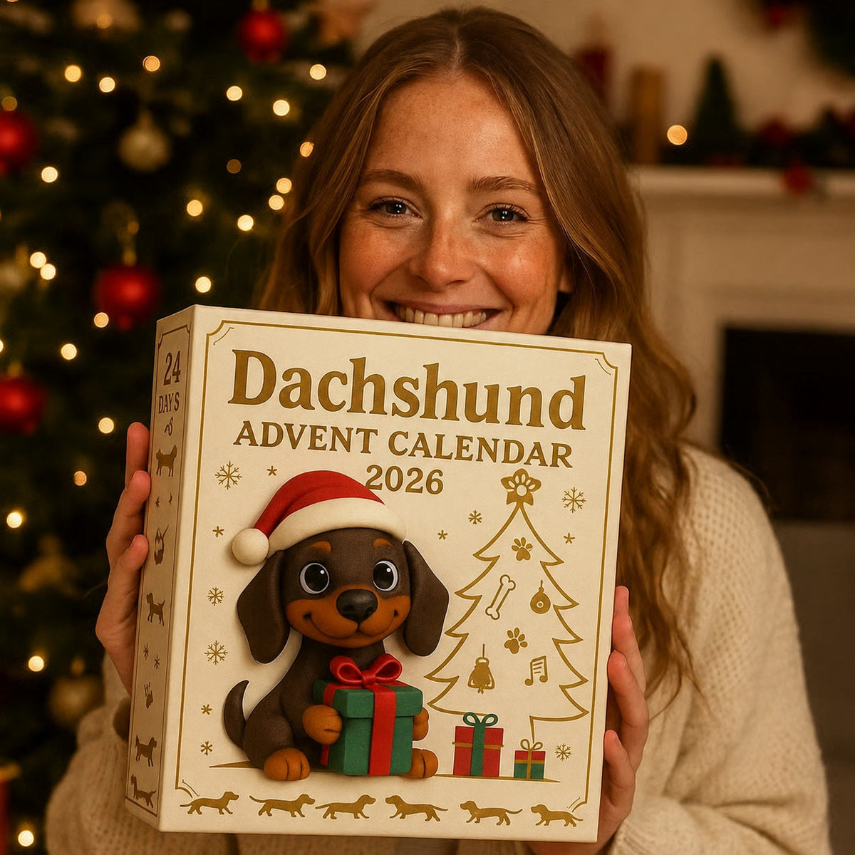 Dackel-Adventskalender 2026 – 24 Dackelfiguren