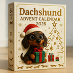 Dackel-Adventskalender 2026 – 24 Dackelfiguren