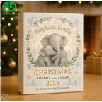 Elefantenfamilie-Adventskalender 2026 – 24 herzerwärmende Anhänger