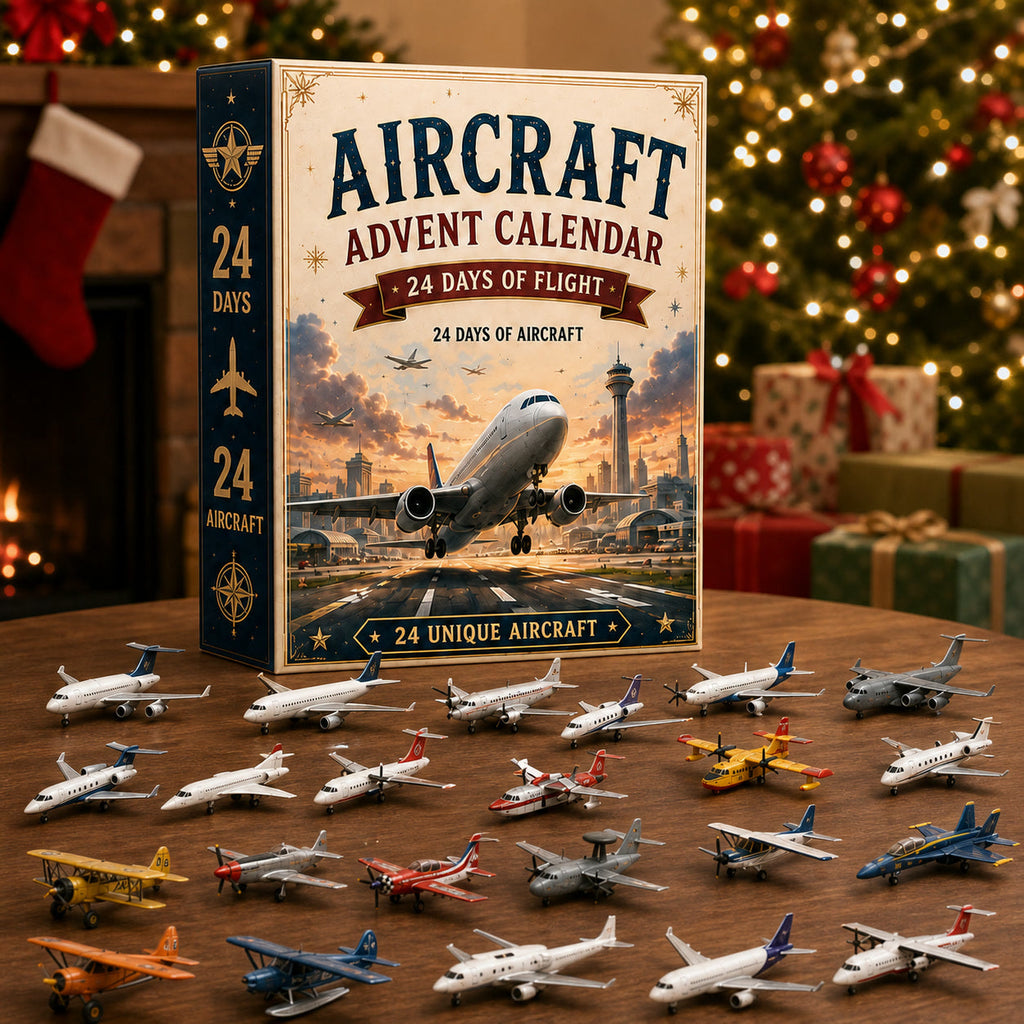 Flugzeug-Adventskalender 2026 – 24 Modellflugzeuge