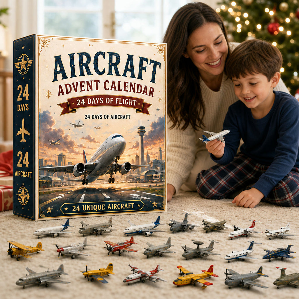 Flugzeug-Adventskalender 2026 – 24 Modellflugzeuge