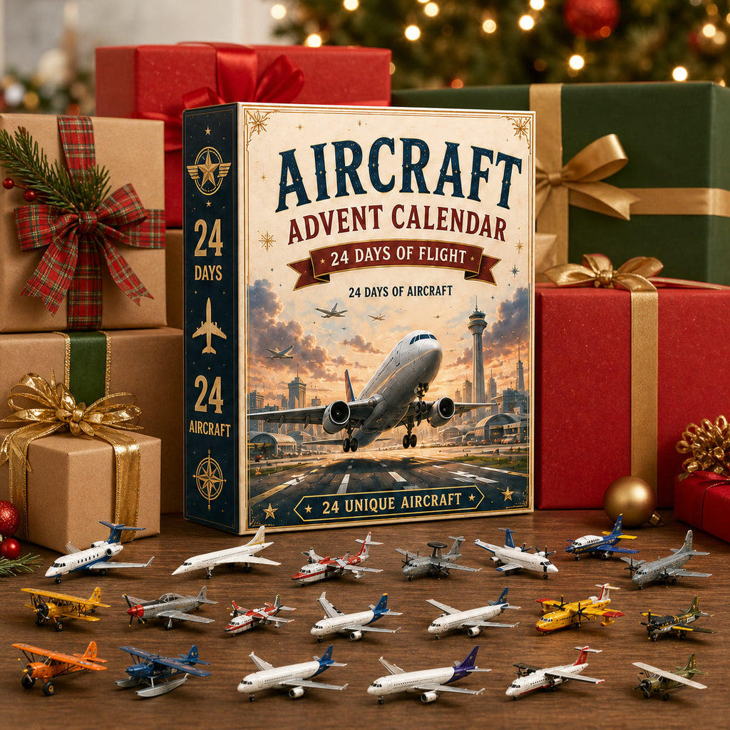 Flugzeug-Adventskalender 2026 – 24 Modellflugzeuge