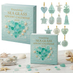 Freundschafts-Seeglas-Adventskalender – 24 Andenken aus Seeglas