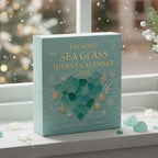 Freundschafts-Seeglas-Adventskalender – 24 Andenken aus Seeglas