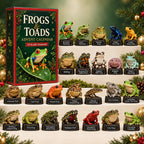 Frösche & Kröten-Adventskalender 2026 - 24 Froschfiguren