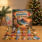 Hawaiianische Verrückte Freunde Adventskalender 2026 – Inselornamente