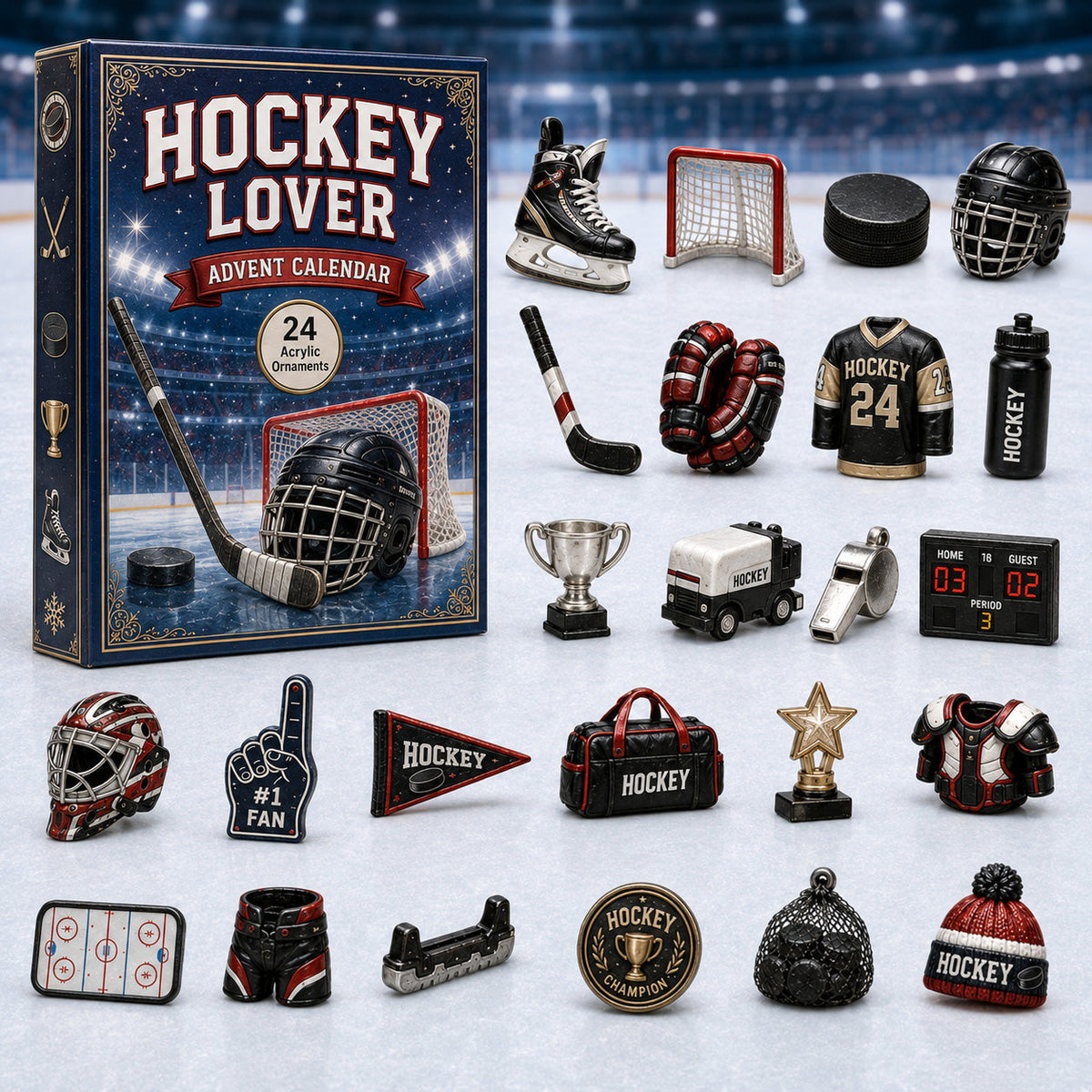 Hockey Adventskalender 2026 - 24 Hockey-Überraschungen