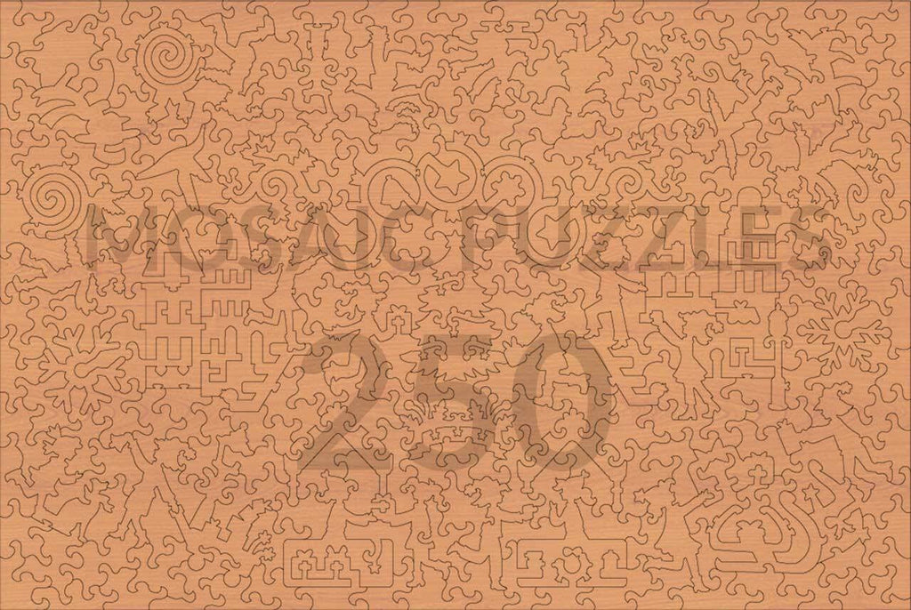 Holz-Weihnachtspuzzle - Einzigartige Puzzleteile für Erwachsene und die ganze Familie