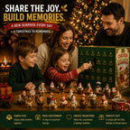 Hühner Adventskalender 2026 – 24 Weihnachtshühner-Figuren
