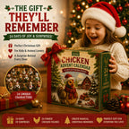 Hühner Adventskalender 2026 – 24 Weihnachtshühner-Figuren