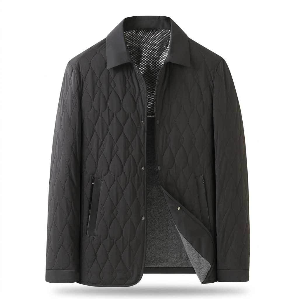 Leichte Steppjacke Herren mit Kragen – Ansicht 10
