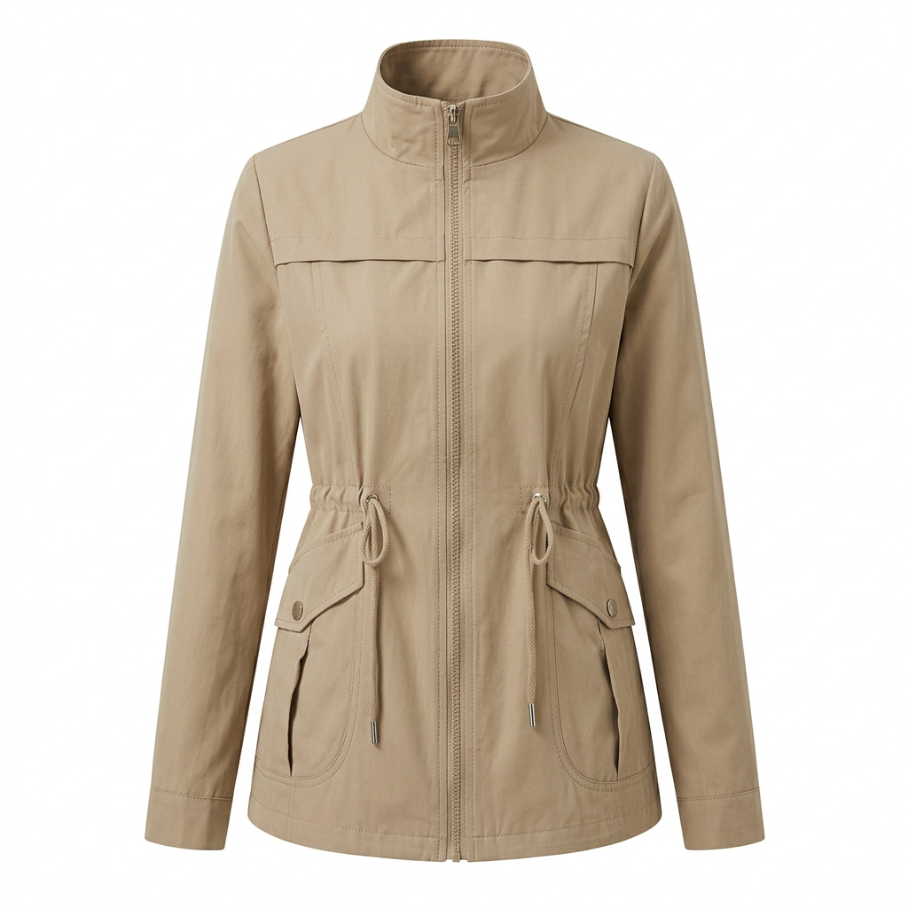 Leichte Übergangsjacke Damen mit Stehkragen – Ansicht 13