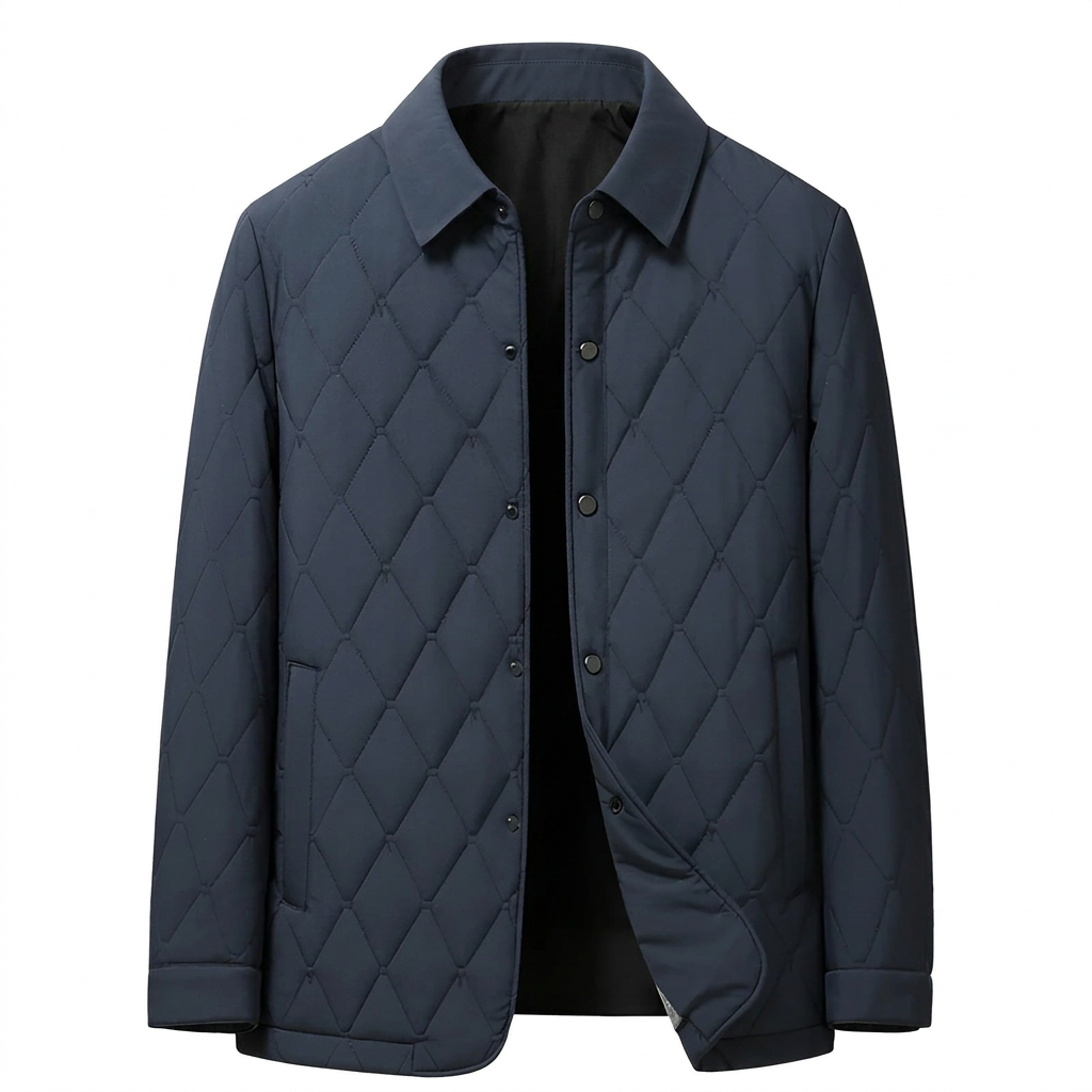 Leichte Steppjacke Herren mit Kragen – Ansicht 9
