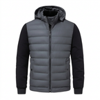 Hybridjacke Herren mit Kapuze – Ansicht 1