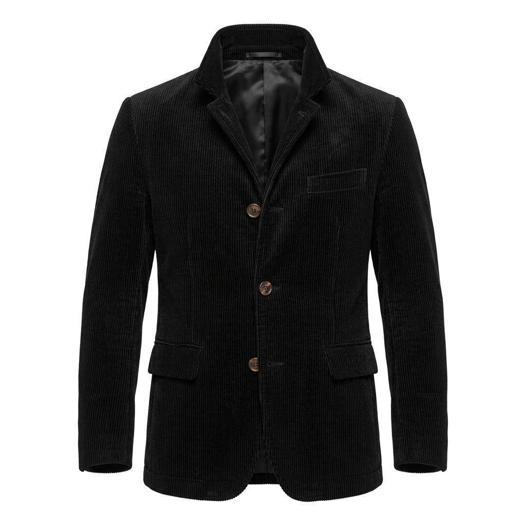 Cordjacke Herren mit Knöpfen – Ansicht 12