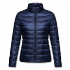 Kurze Steppjacke Damen mit Stehkragen – Ansicht 15
