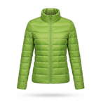 Kurze Steppjacke Damen mit Stehkragen – Ansicht 1