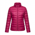 Kurze Steppjacke Damen mit Stehkragen – Ansicht 14