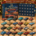 Klassische-US-Oldtimer-Adventskalender 2026 - 24 Die-Cast-Oldtimer