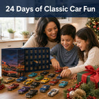 Klassische-US-Oldtimer-Adventskalender 2026 - 24 Die-Cast-Oldtimer