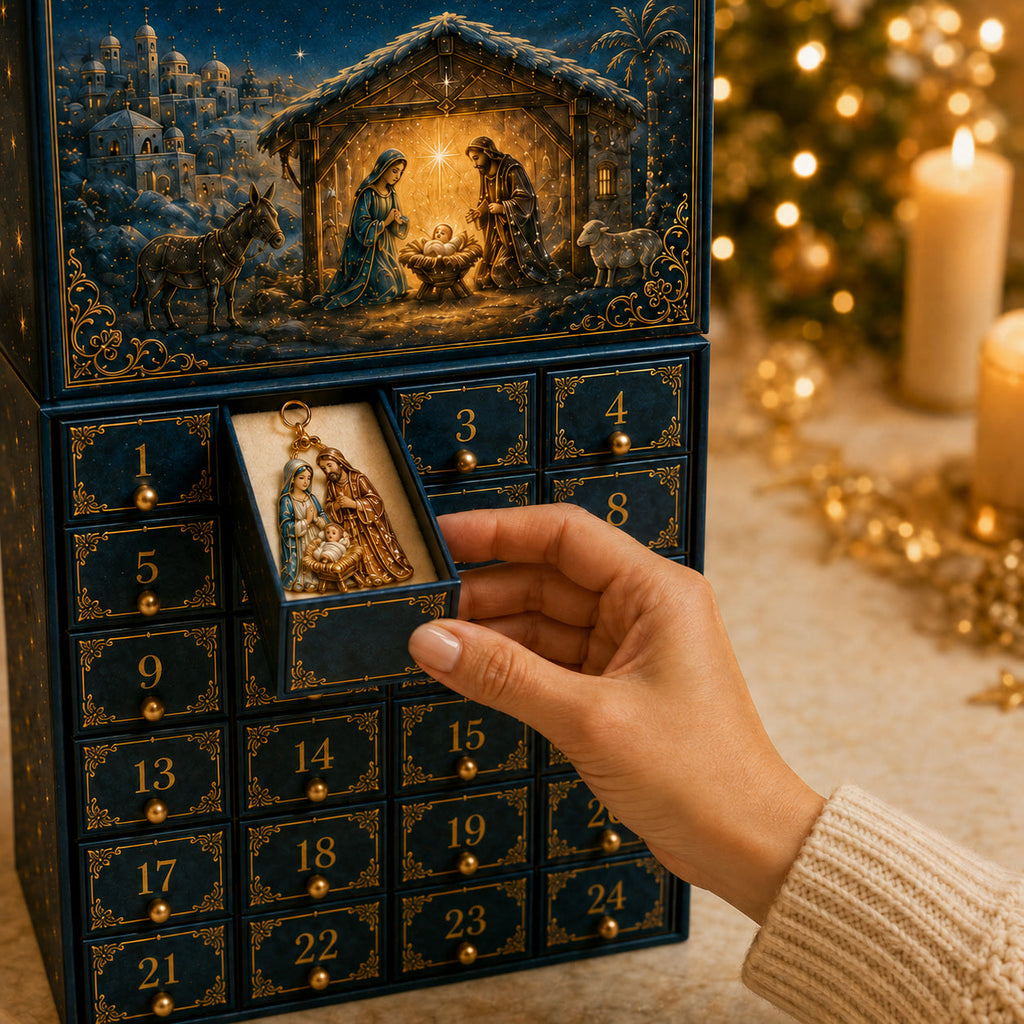 Krippen-Adventskalender 2026 – 24 Weihnachtsornamente